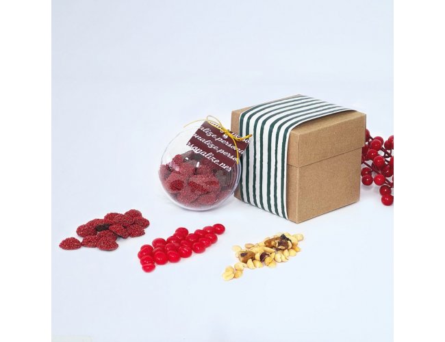 Bola de Natal Recheada 250g