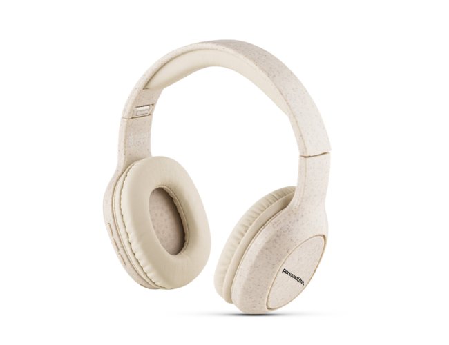 Headphone Sustent�vel em Fibra de Trigo para Onboarding