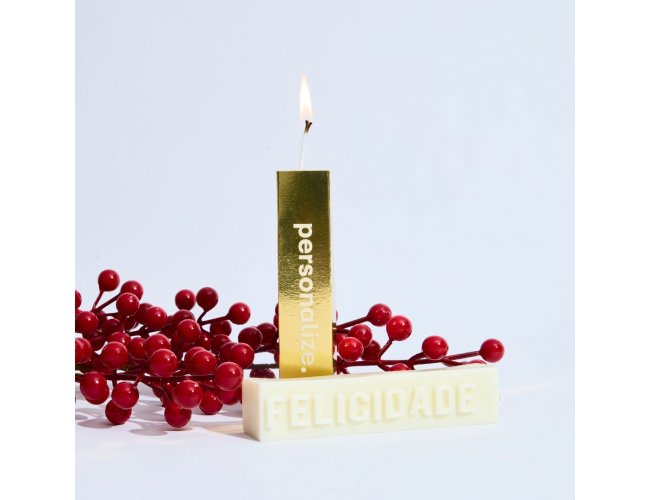 Vela Votos de Ano Novo