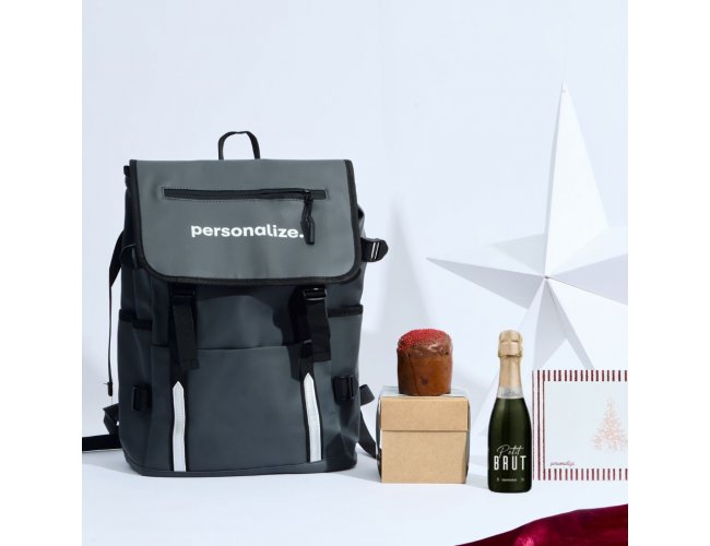 Kit Mochila Corporativa Céu Personalizado + Grand Legado