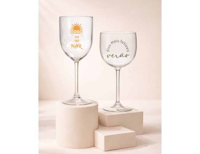 Ta�a de Gin em Acr�lico Transparente